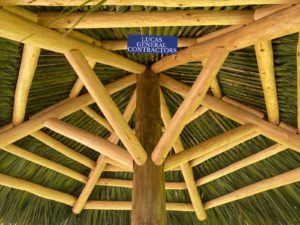 Octagonal Tiki Huts